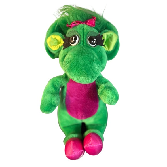 Baby Bop Plush Barney 1992 The Lyons Group Plush Stuffed Animal 14" Vintage Dino - Picture 1 of 4